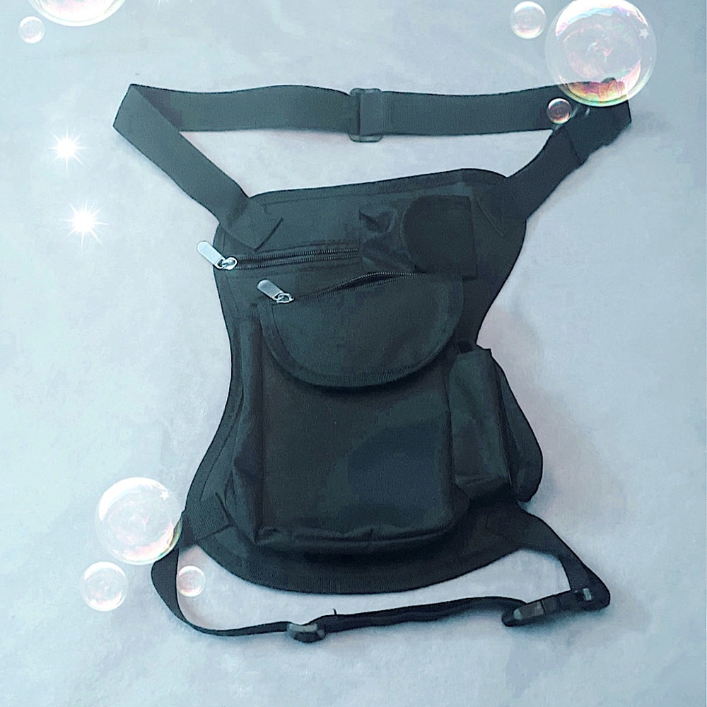 Small waist leg belt bag / Hiking + Running bag / Fanny pack